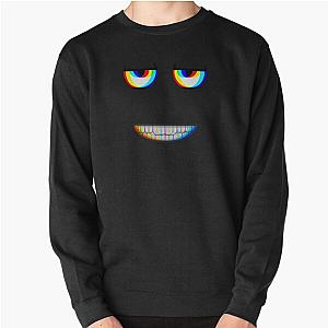 Aphex twin parody trippy face  Pullover Sweatshirt