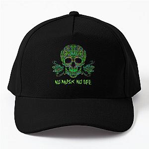 psychedelic skull Aphex twin trippy pattern crystal castles Baseball Cap