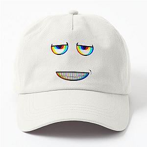 Aphex twin parody trippy face  Dad Hat