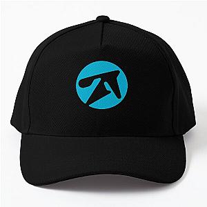 Aphex twin alternative style logo in blue Baseball Cap