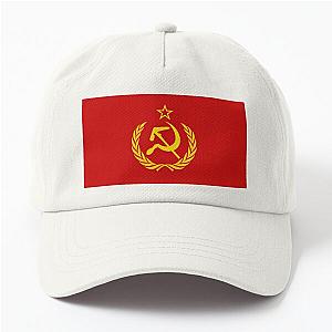 aphex twin ussr flag Dad Hat