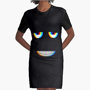 Aphex twin parody trippy face  Graphic T-Shirt Dress