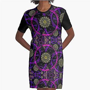 Trippy Aphex twin trippy pattern crystal castles Graphic T-Shirt Dress