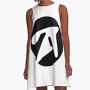 aphex twin alternative style logo in black  A-Line Dress