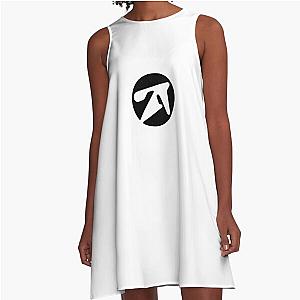 aphex twin alternative style logo in black  A-Line Dress