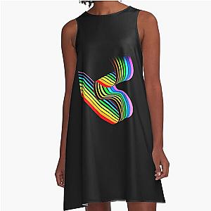 Aphex Twin Rainbow . Essential A-Line Dress