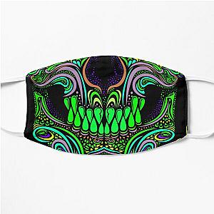 psychedelic skull Aphex twin trippy pattern crystal castles Flat Mask