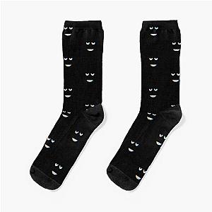 Aphex twin parody trippy face  Socks