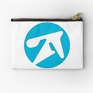 aphex twin alternative style logo in blue  Zipper Pouch