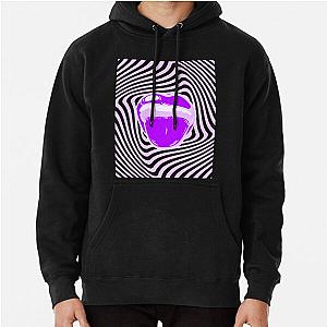 Hypnotic mouth Aphex twin trippy pattern crystal castles Pullover Hoodie