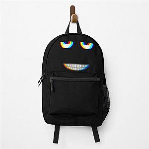 Aphex twin parody trippy face  Backpack