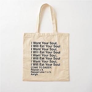 Aphex Twin Come to Daddy Helvetica Long Cotton Tote Bag