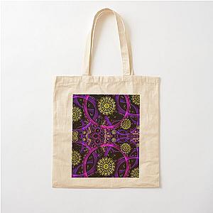 Trippy Aphex twin trippy pattern crystal castles Cotton Tote Bag