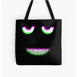 Aphex Twin trippy crippy face, Boards Of Canada All Over Print Tote Bag