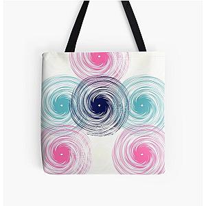 psychedelic Aphex Twin Music Gener, aeon flux All Over Print Tote Bag