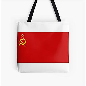 aphex twin ussr flag 2 All Over Print Tote Bag