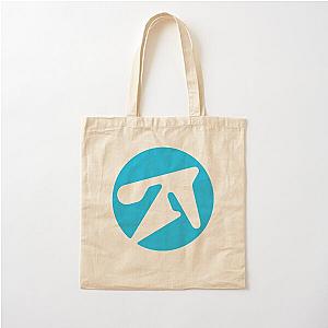 Aphex twin alternative style logo in blue Cotton Tote Bag