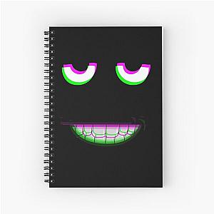 Aphex Twin trippy crippy face, Boards Of Canada Spiral Notebook