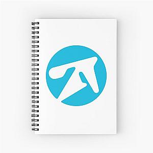 aphex twin alternative style logo in blue  Spiral Notebook