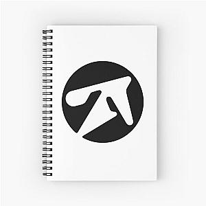 aphex twin alternative style logo in black  Spiral Notebook