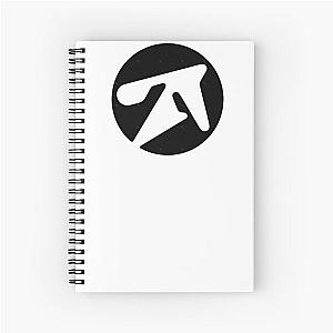 aphex twin alternative style logo in black  Spiral Notebook