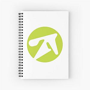 aphex twin alternative style logo in green  Spiral Notebook