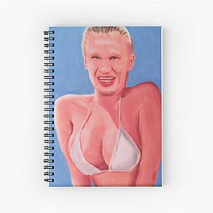 Haaland Aphex Twin female Spiral Notebook