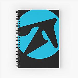 Aphex Twin Alternative Style Logo In Blue Spiral Notebook