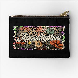 Flowers Apocalyptica Vintage Style Gift Fan Zipper Pouch