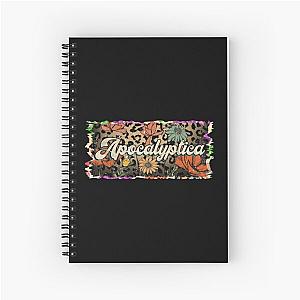 Flowers Apocalyptica Vintage Style Gift Fan Spiral Notebook