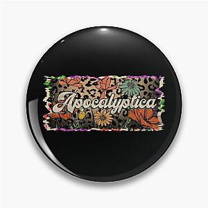 Flowers Apocalyptica Vintage Style Gift Fan Pin