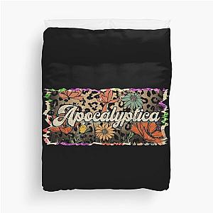 Flowers Apocalyptica Vintage Style Gift Fan Duvet Cover