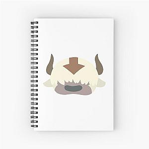 Minimalist Appa head - Avatar: The last Airbender Spiral Notebook