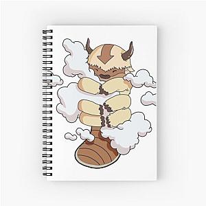 Appa Cuddling Clouds - Avatar The Last Airbender Spiral Notebook