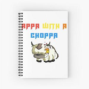 Appa with a choppa Spiral Notebook