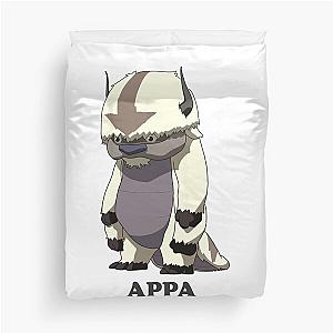 Appa with text Duvet Cover