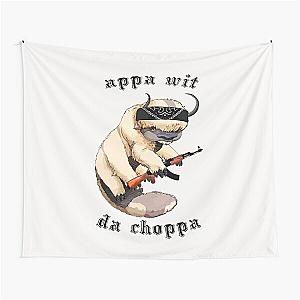 Appa With A Choppa Tapestry Tapestry