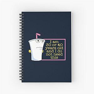 Vintage Aqua Teen Hunger Force Spiral Notebook