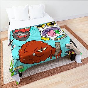 Aqua Teen Hunger Force - Pure Chaos (Blue Swirl) Comforter