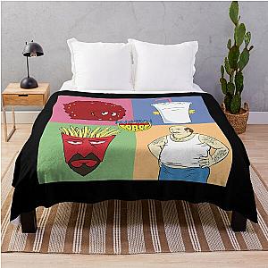 aqua teen hunger force Throw Blanket