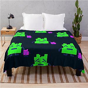 Aqua teen hunger force moonities Throw Blanket