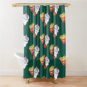 Frylock Meatwad Master Shake Aqua Teen Hunger Force   Shower Curtain