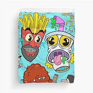 Aqua Teen Hunger Force - Pure Chaos (Blue Swirl) Duvet Cover