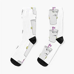 Aqua teen hunger force cartoon decal- Master Shake any color Socks