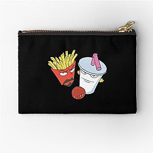 Frylock Meatwad Master Shake Aqua Teen Hunger Force   Zipper Pouch