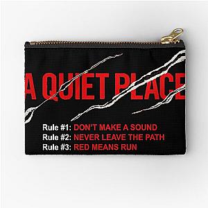 A Quiet Place - Rules Zipper Pouch