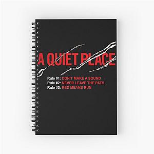 A Quiet Place - Rules Spiral Notebook