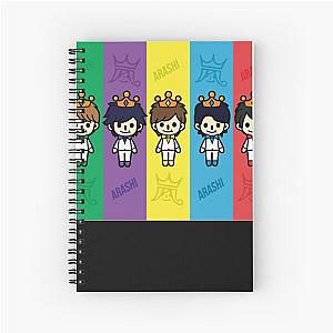 Arashi amnos  Spiral Notebook