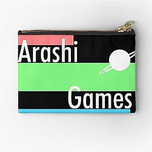 Arashi Games Striped Color Block Zipper Pouch