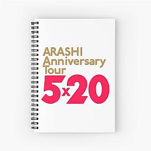 Arashi Anniversary Spiral Notebook